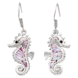 Lorein stříbrné náušnice Seahorse s perletí Ag 4,2 g