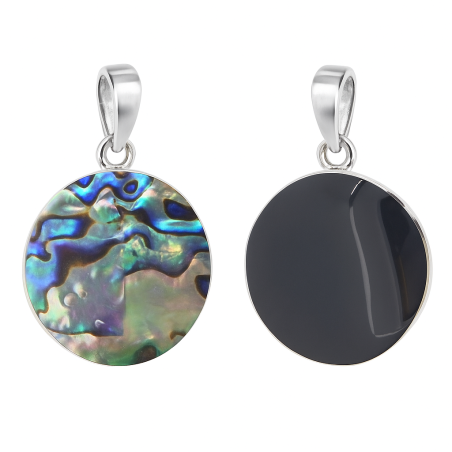 Lorein stříbrý přívěšek Paua Perleť 4,7g