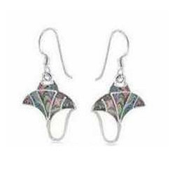 Lorein stříbré náušnice s perletí Skate 6,7g